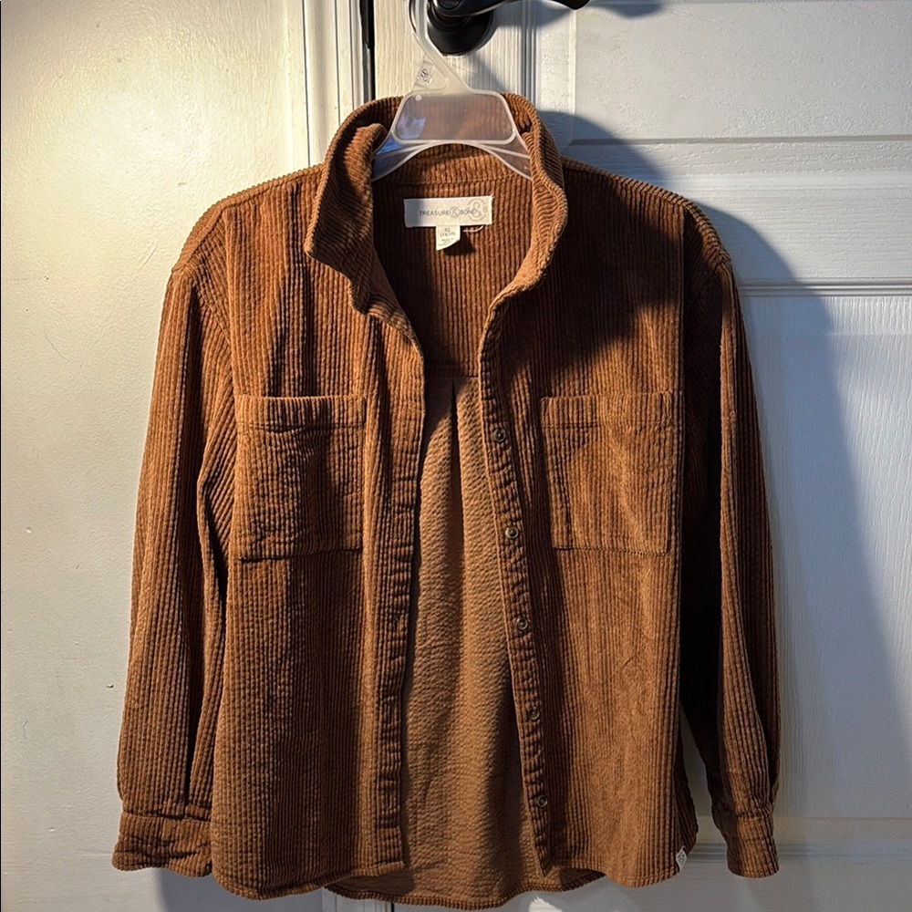 Treasure & Bond Tan Corduroy jacket